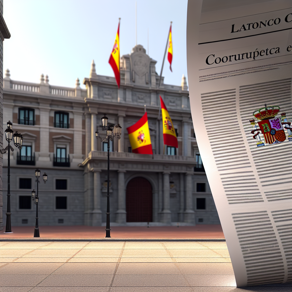 José Política: "La corrupción sigue reinando en España, es hora de acabar con ella