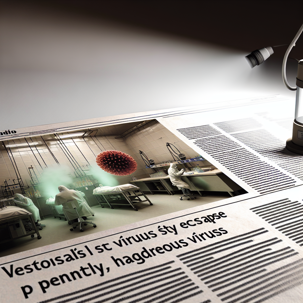 ¿Las obras en laboratorios modernos facilitan la fuga de virus peligrosos?