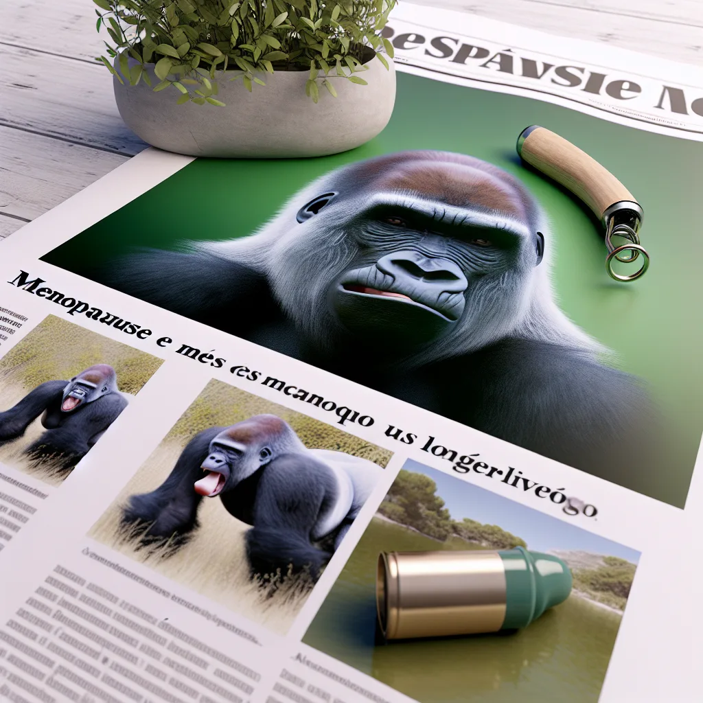 La menopausia en gorilas demuestra que la vida sin tecnología es más longeva