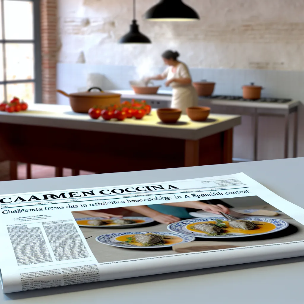 ¡Carmen Cocina desafía las modas y defiende la auténtica cocina casera tradicional!