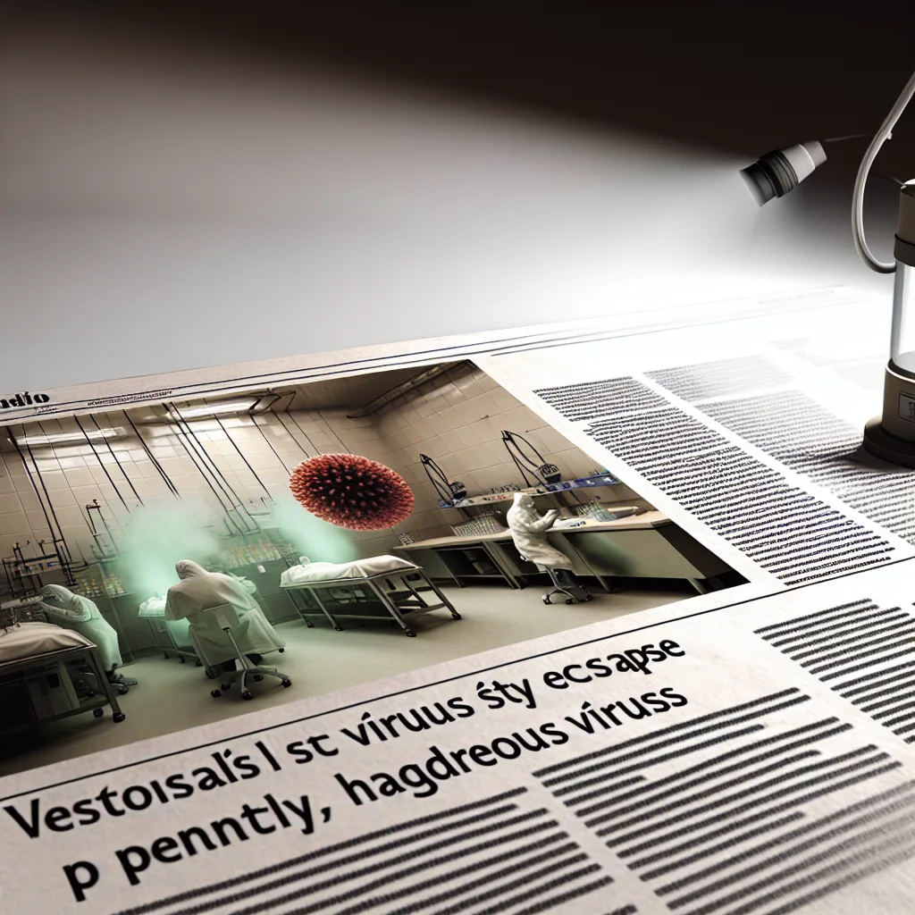 ¿Las obras en laboratorios modernos facilitan la fuga de virus peligrosos?