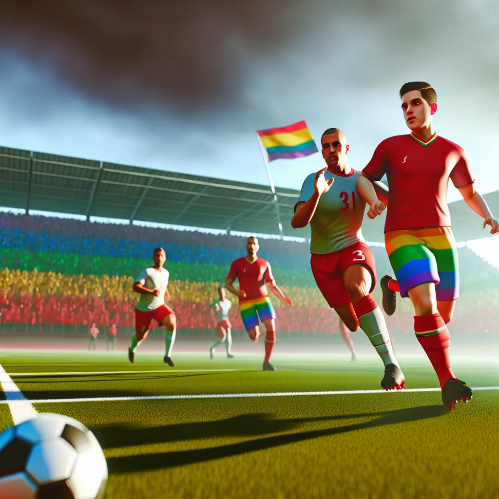 Evenepoel y Laso desafían a la FIFA en defensa del orgullo LGTBIQ+ en el fútbol