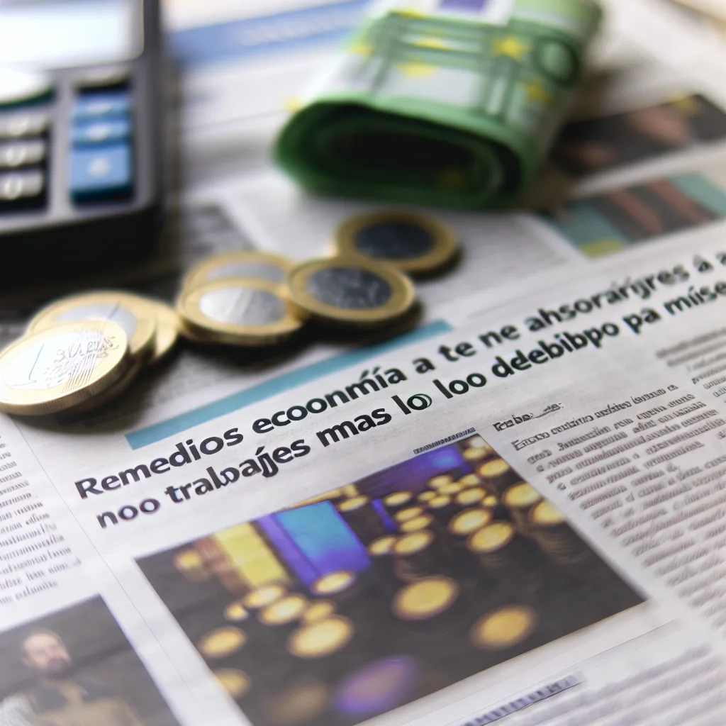 Remedios Economía te enseña a ahorrar: ¡No trabajes más de lo debido por una miseria!