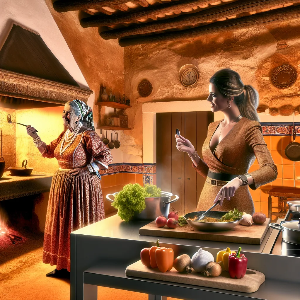 ¡Kim Kardashian y Meghan Markle en la cocina de Carmen: tradición vs modernidad!