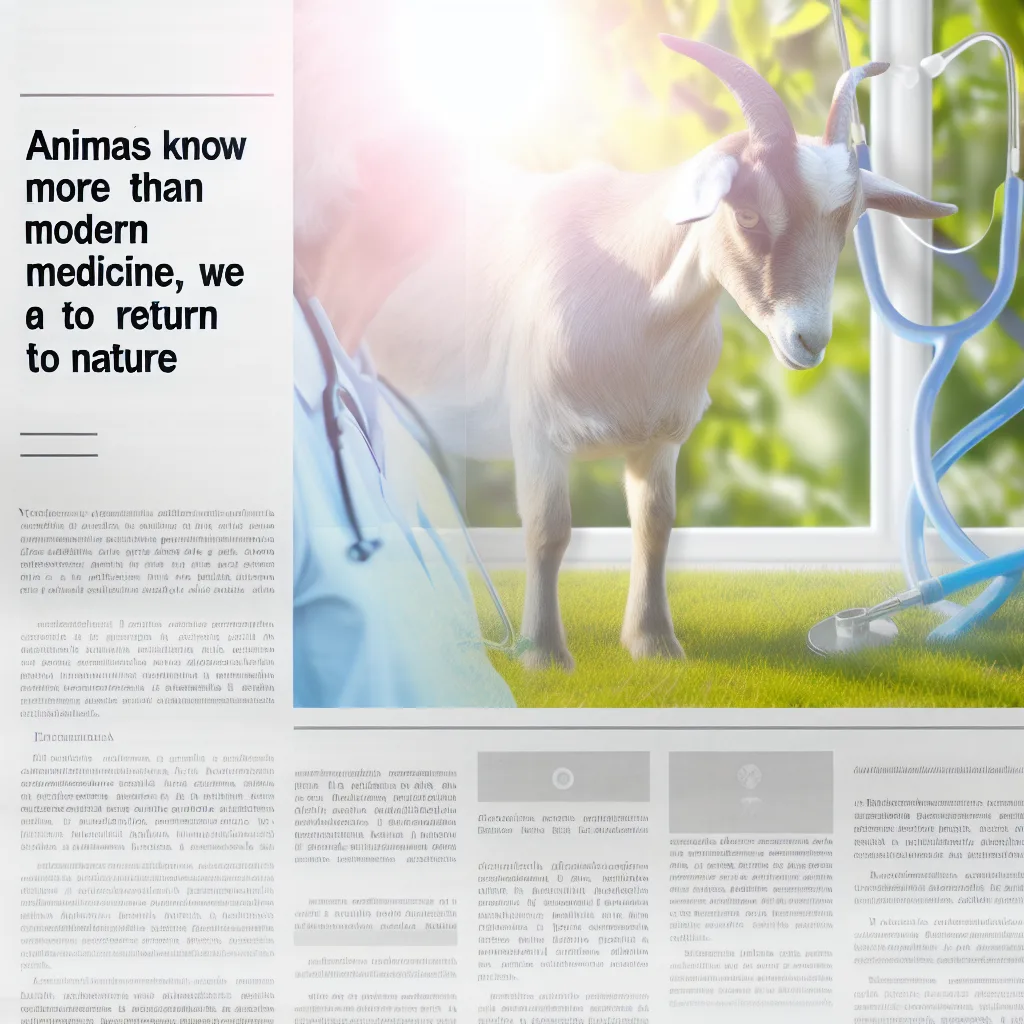 Los animales saben más que la medicina moderna: ¿necesitamos volver a lo natural?