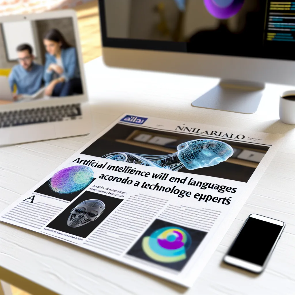 La inteligencia artificial acabará con los idiomas y la humanidad según experto tecnológico