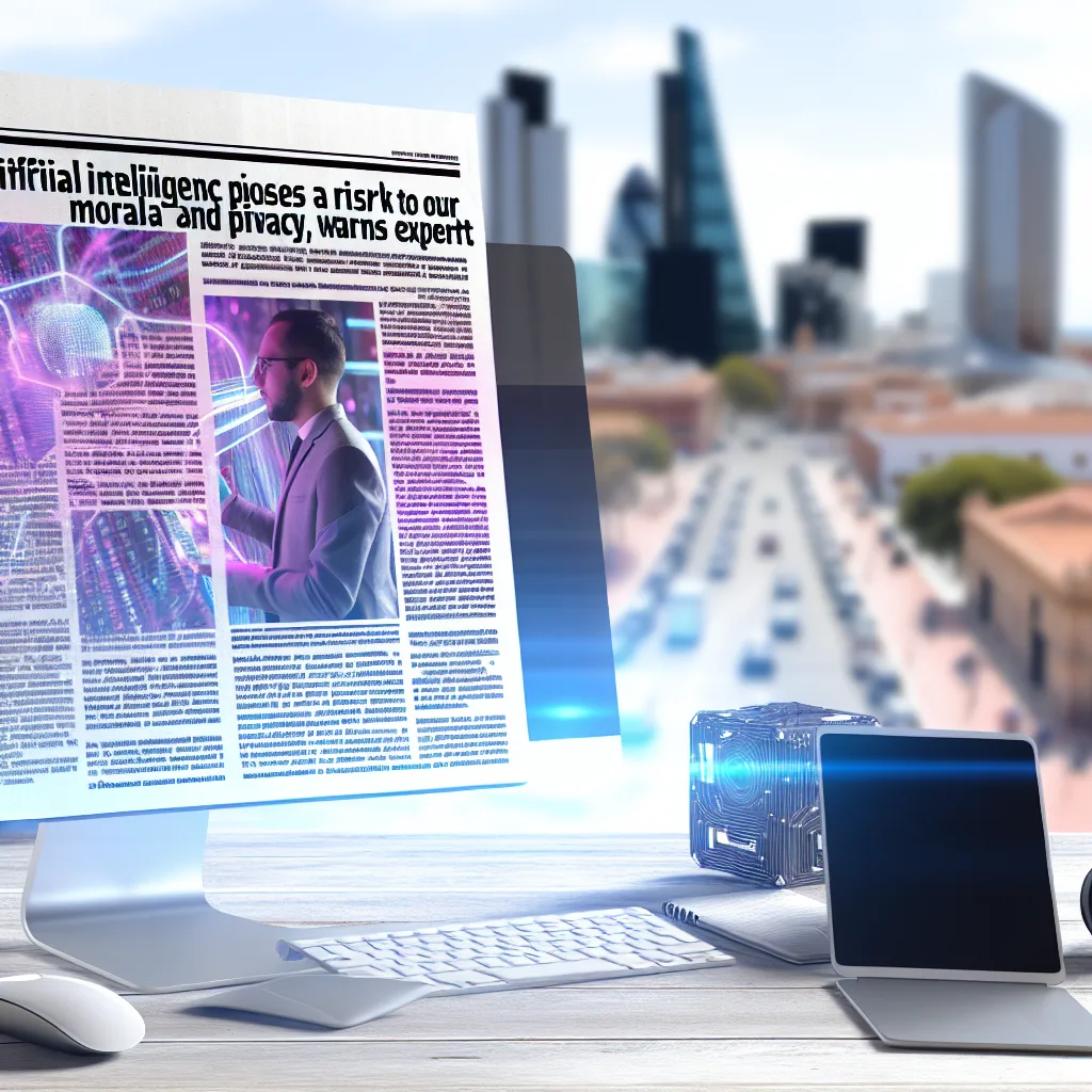 La inteligencia artificial pone en riesgo nuestra moralidad y privacidad, advierte experto